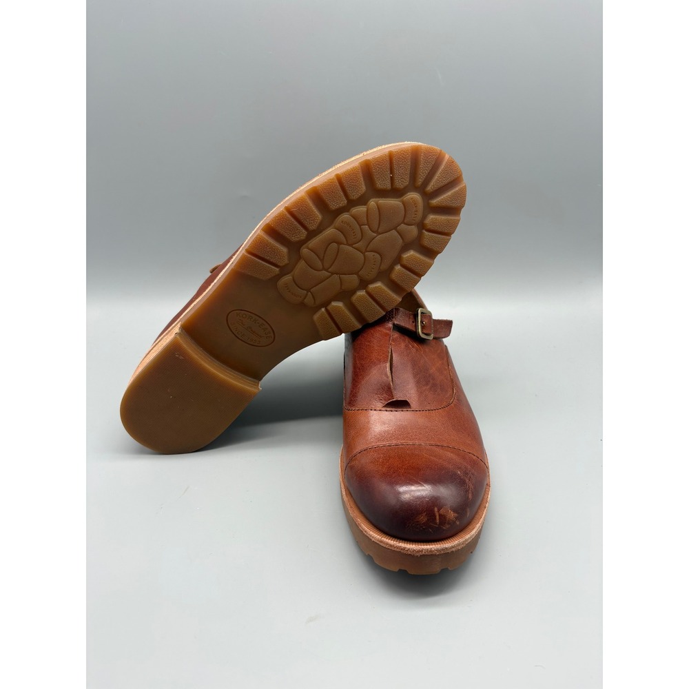 Kork-Ease Niseda Womens Size 9 M Monk Strap Leather Oxford Shoes Brown KE0019916 - Picture 3 of 5